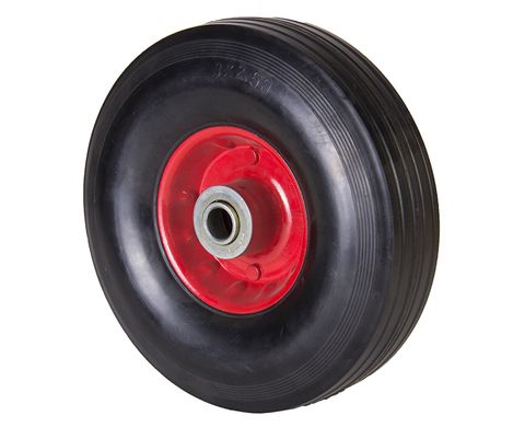 Solid Hand Truck Replacement Wheels (8" X 2-1/2" 5/8" Ball Bearing 2-1/4")