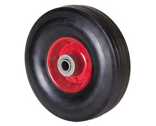 Solid Hand Truck Replacement Wheels (8" X 2-1/2" 5/8" Ball Bearing 2-1/4")