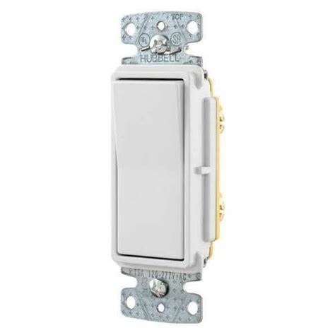 Decora Single Pole Switch (White)