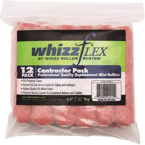 WhizzFlex Knit Roller Cover (6.5" X 1/2") (12 pack)