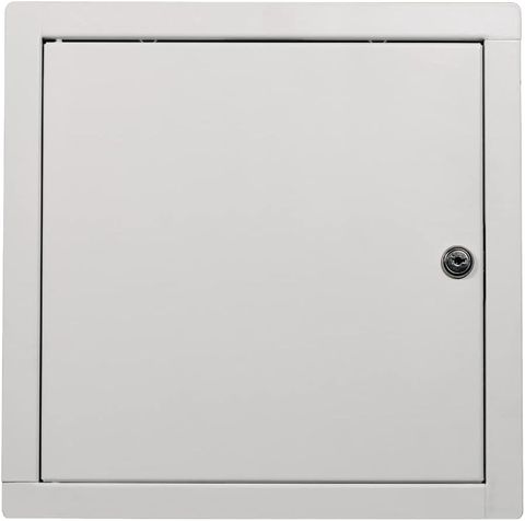 Metal Access Panel w/ Keyed Cylinder Lock (10" x 10")