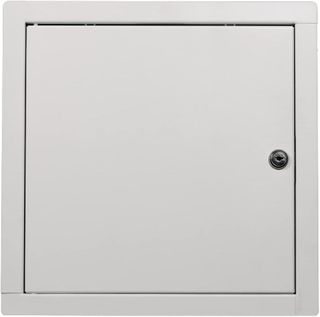 Metal Access Panel w/ Keyed Cylinder Lock (10" x 10")