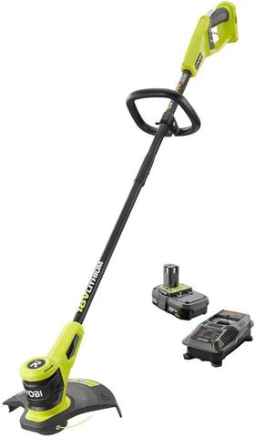 RYOBI RENEWED ONE+ 18-Volt Lithium-Ion Electric Cordless String Trimmer 2.0 Ah Battery and Charger Included