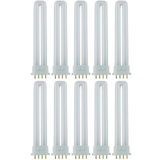 PL Light Bulb (4-Pin 2GX7) (Twin Tube) (12 Watt) (41K) (10 Pack)