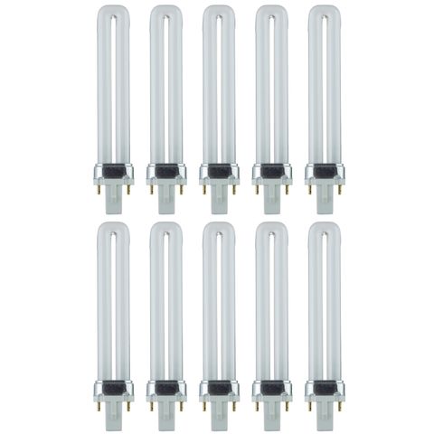 PLD Light Bulb (9 Watt) (2 Pin) (Twin Tube) (41K) (10 Pack)