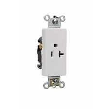 Decora Single Receptacle, Tamper Resistant (20A)