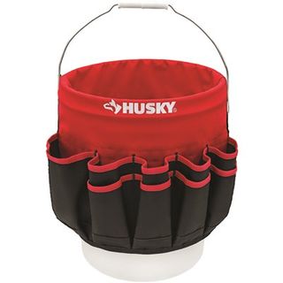 Husky  Pocket Heavy Duty Bucket Jockey 5 Gallon In-Bucket Storage Tool Bag (12")