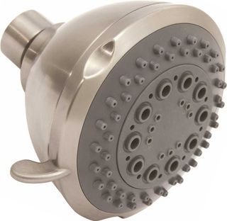 Massage Fixed Shower Head (3.5") (Satin Nickel)