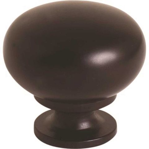 Round Cabinet Knob (1 1/4") (Oil Rubbed Bronze) (5 Pack)