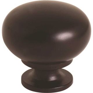 Round Cabinet Knob (1 1/4") (Oil Rubbed Bronze) (5 Pack)