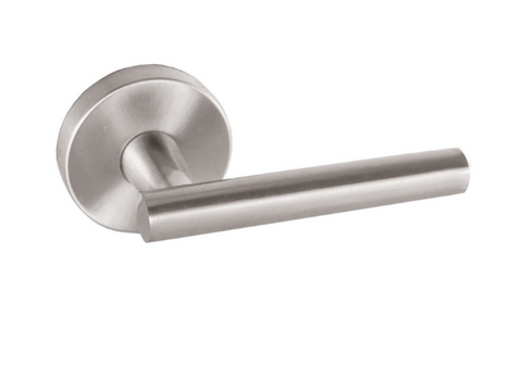 Eastport Designer Round Lever Lockset (Satin Nickel) (Dummy)