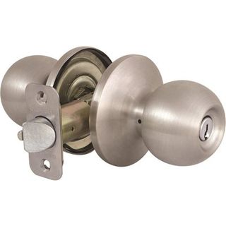 Commercial Ball Lockset (Stainless Steel) (Keyed Entry)