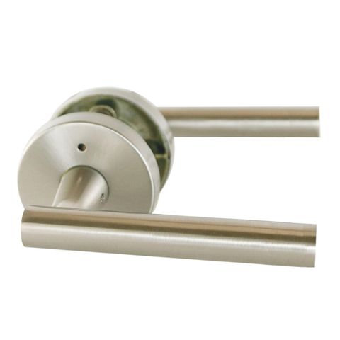 Eastport Designer Round Lever Lockset (Satin Nickel) (Privacy)