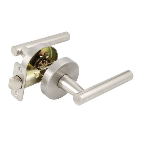 Eastport Designer Round Lever Lockset (Satin Nickel) (Passage)