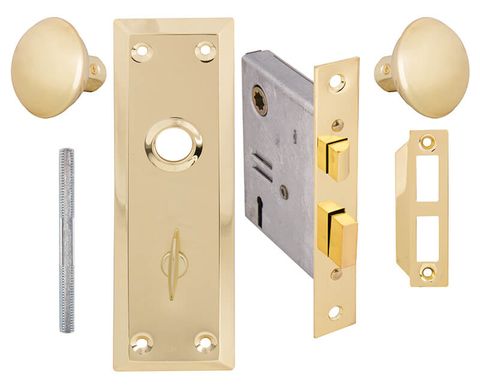 Inside Mortise Lockset - No Key