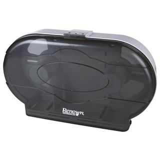 Renown  Duel JRT Tissue Dispenser (Black) (9")