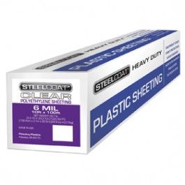 Clear Polyethylene Plastic Film (10' X 100') (6 mil)