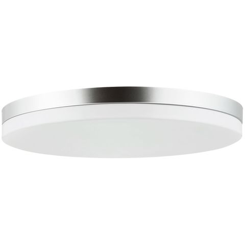 13" Slim Flushmount Ceiling Light Fixture (CCT) (Brushed Aluminum)