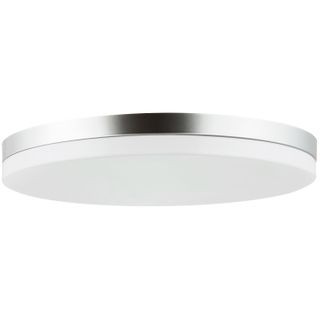 13" Slim Flushmount Ceiling Light Fixture (CCT) (Brushed Aluminum)