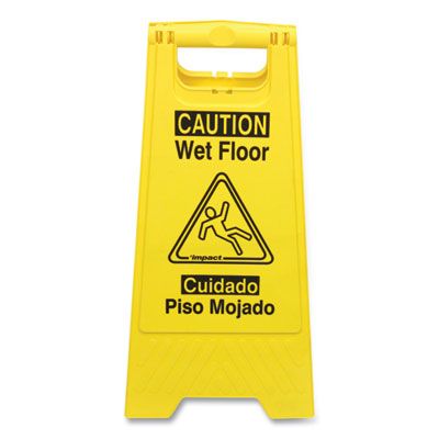 Caution Wet Floor Sign (24") (English/Spanish)