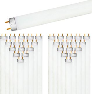 T8 Fluorescent Tube Light Bulb G13 Medium Bi-Pin Base 48" (32 Watt) (41K)