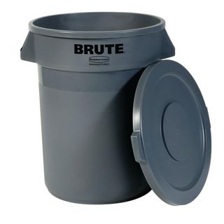 Rubbermaid Brute Round Trash Can with Lid (10 Gallon)