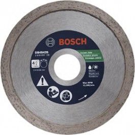 Bosch Tile/Marble Wet/Dry Saw Blade (Continuous Rim Diamond Blade) (4 1/2")