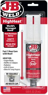 J-B Weld High Heat Epoxy Syringe (Dark Grey)