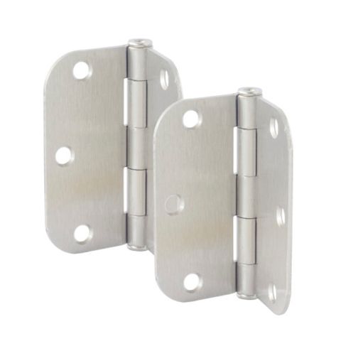 Butt Hinge -  Satin Nickel (3 1/2") (Pair)