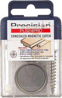 Precision Lock Concealed Magnetic Catch (Silver)