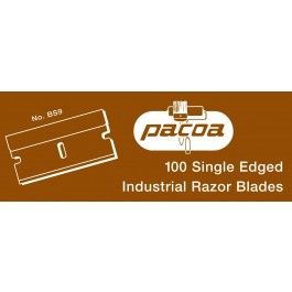 Steel Back Single Edge Razor Blade (.009") (100 Pack)