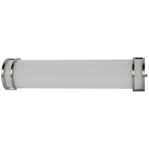 Linear Double Band LED Vanity Fixture (Brushed Nickel) (CCT) (24")