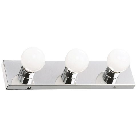 3 Bulb Vanity Fixture (Polished Chrome) (18")