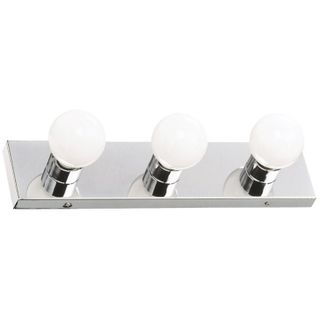 3 Bulb Vanity Fixture (Polished Chrome) (18")