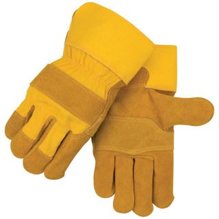 Deluxe Leather Palm Glove w/ 21/2" Safety Cuff