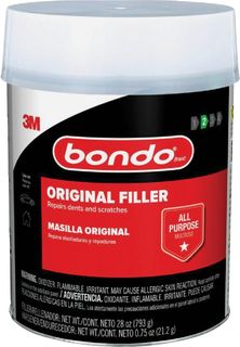 Bondo 262 Lightweight Body Filler W/ Cap & Red Cream Hardener (Quart)
