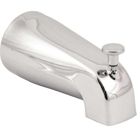 Universal  4-Way Fit 5-1/4" Tub Spout  (Diverter) (Chrome)