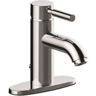 Single Hole Single-Handle Bathroom Faucet with Quick Install Pop Up (Chrome)