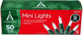 Clear Christmas Light Set 50-Count (12.25')