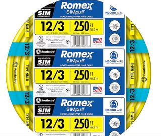 12/3 Romex Cable (250')