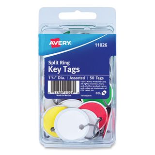 Metal Rim Key Tags (50 Pack)