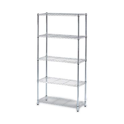 Industrial Wire Shelving (Metallic Gray) (36" x 14")