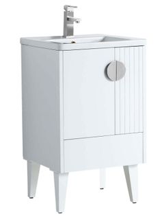 Venezian Vanity (White) (20" x 18")