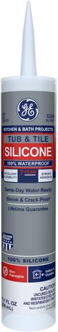 Kitchen & Bath Silicone Caulk (9.8 oz) (Clear)