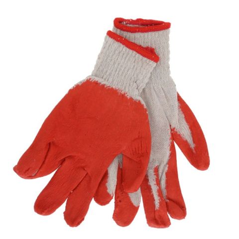 Red Cotton Gloves (Large) (12 Pack)