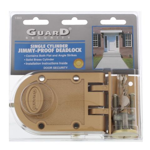 Jimmy Proof Deadlock (Solid Bronze)