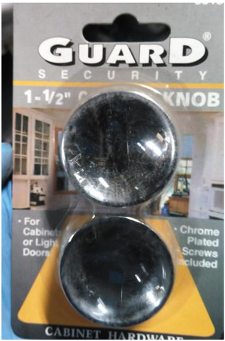 Concave Cabinet Knob (1 1/2") (SN)