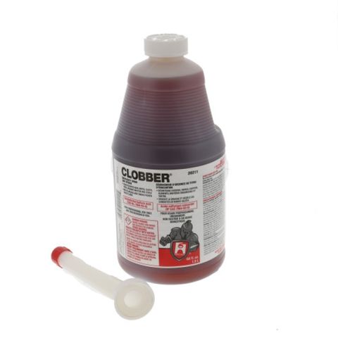 Hercules Clobber Drain Opener (1/2 Gallon) (6 Case)  **Sulfuric Acid-For Professional Use**