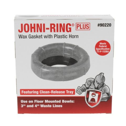 Johni-Ring Wax Toilet Gasket w/ Horn
