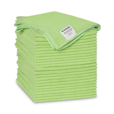 Microfiber Cloths (16"X16") (Green) (24 Pack)
